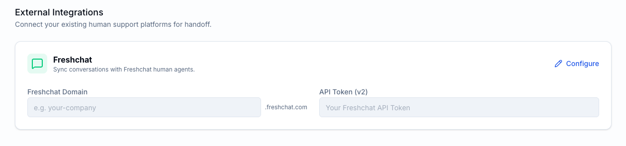 Deflect-Freshchat Integration