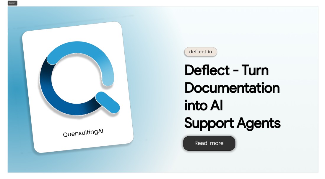 Deflect - Turn Documentation into AI Support Agents